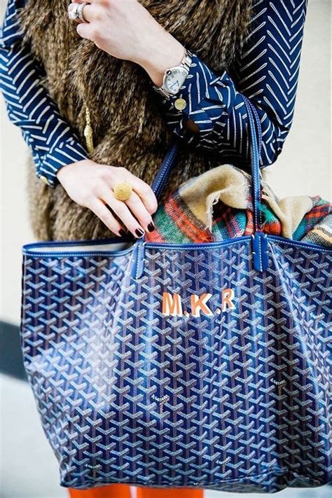 e goyard monogram bag|cost of personalized goyard tote.